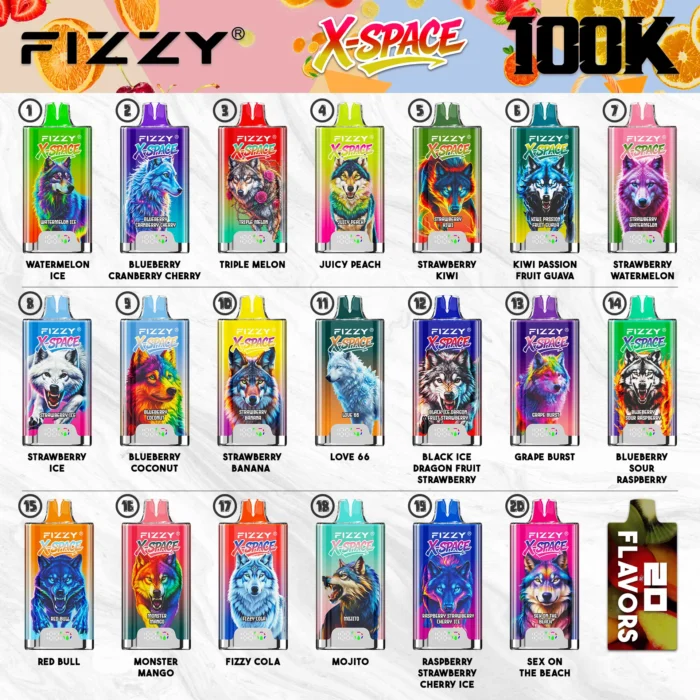 fizzy x space 100k flavor list