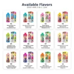 zooy 6 in 1 120k flavor list
