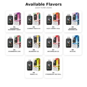 zooy flyer 35000 flavor list