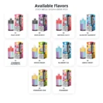 zooy mega shisha 60000 pod flavor list
