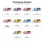 zooy mega shisha 60000 pod packaging display