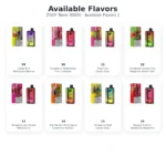zooy twins 30000 flavor list 2