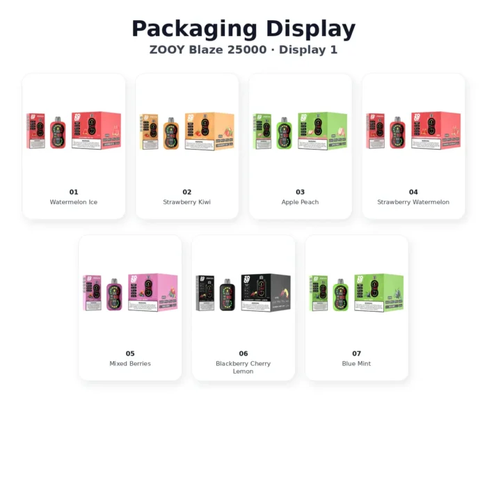 zooy blaze 25000 packaging display1