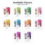 zooy crystal 70k flavor list zooy crystal 70k flavor list
