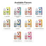 zooy e liquid 30ml flavor list2
