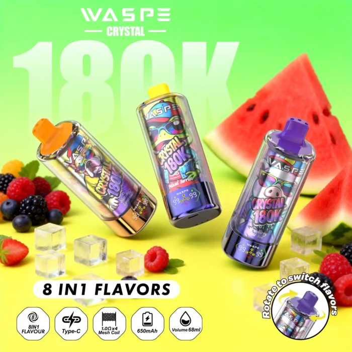 WASPE 180K Crystal 8 in 1 features1