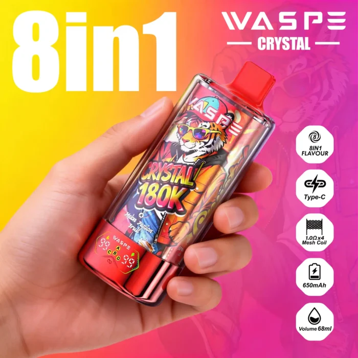 WASPE 180K Crystal 8 in 1 features3