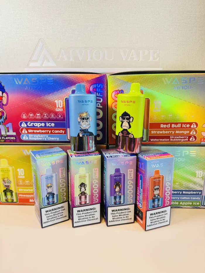 WASPE 60K Triple Flavor 3 IN 1 packaging-display WASPE 60K Triple Flavor 3 IN 1 packaging display