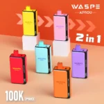 WASPE Double Flavor 100K Pro 2 IN 1 features 1