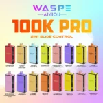 WASPE Double Flavor 100K Pro 2 IN 1 flavor list
