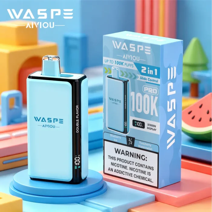 WASPE Double Flavor 100K Pro 2 IN 1 package