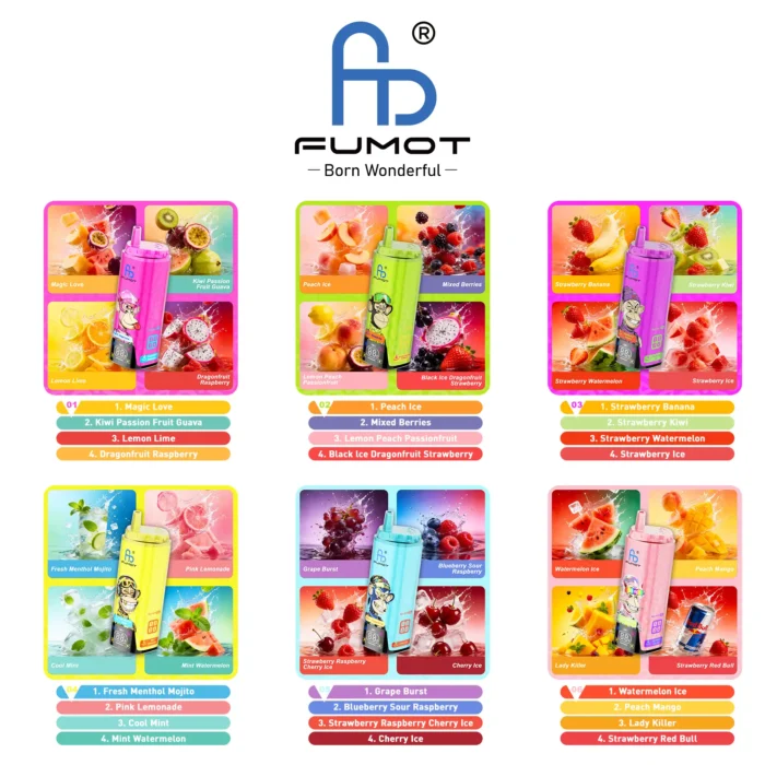 fumot eco 4in1 80k box flavor list1