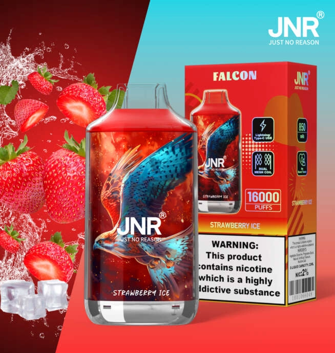 jnr-falcon-16k-flavor-27-strawberry-ice jnr falcon 16k flavor 27 strawberry ice