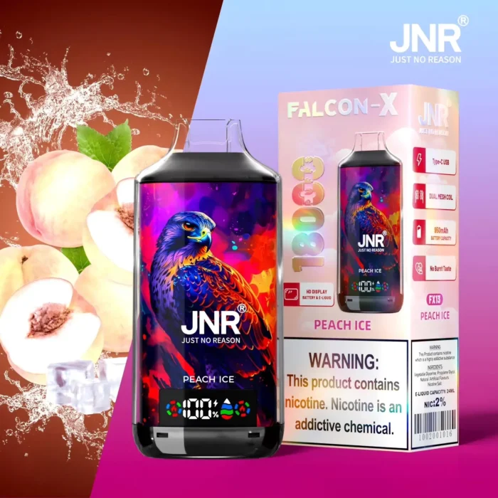 jnr falcon x 18k flavor 13 peach ice