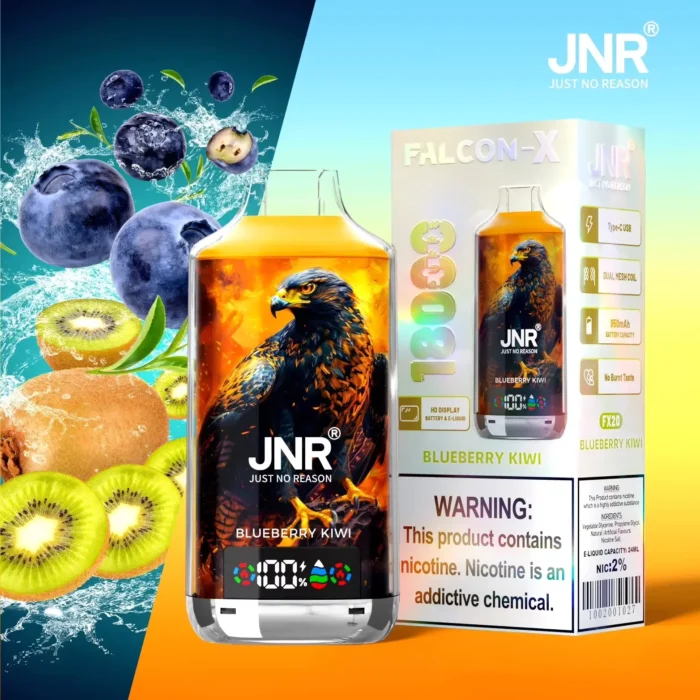 jnr falcon x 18k flavor 20 blueberry kiwi